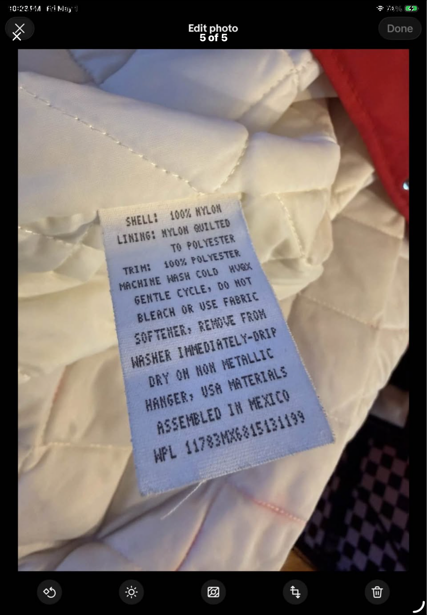 Vintage Holloway Nylon Varsity Bomber “ST. FRANCISCO” Jacket Black Size 2XL