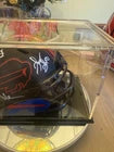 Kelly/Thomas/Reed/Levy “K-GUN” Signed Buffalo Bills Eclipse Mini Helmet JSA/TSE