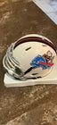 Ty Johnson Signed Custom Buffalo Bills Mini Helmet With Visor. TSE COA - Read -