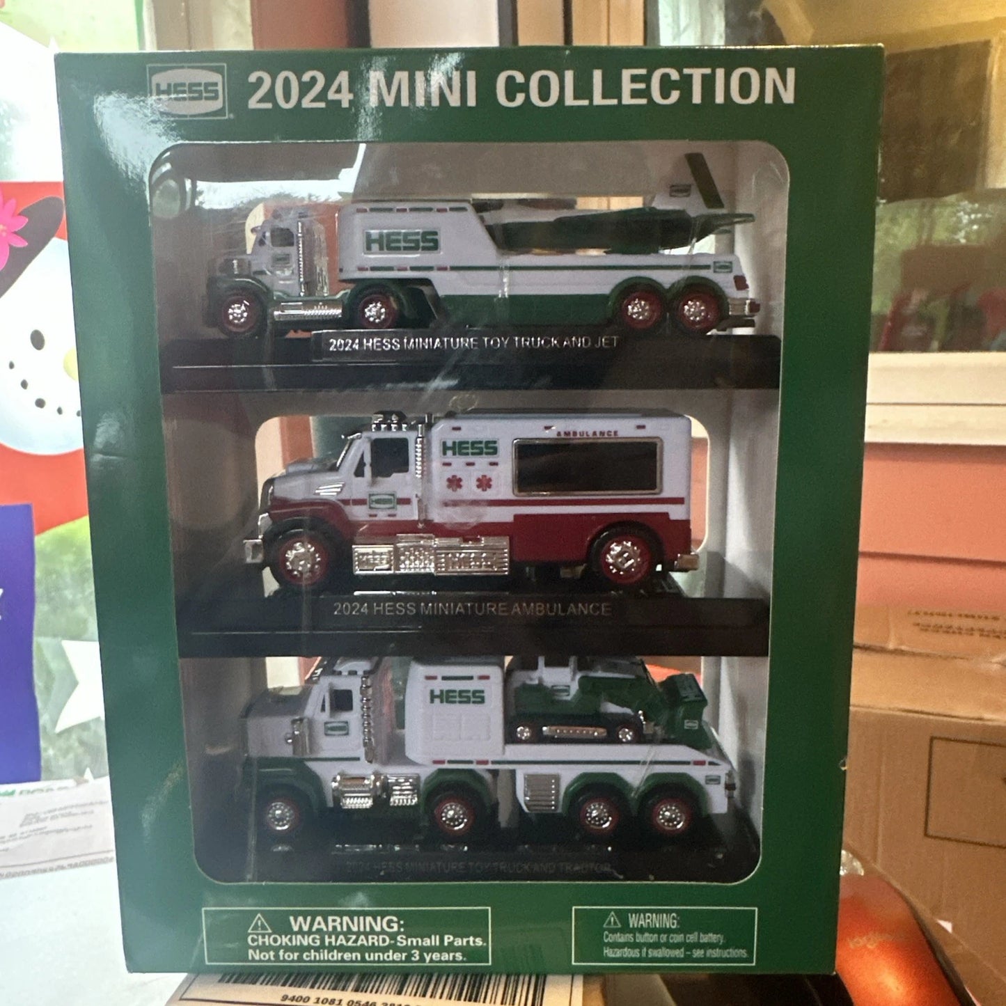 Hess 2024 Mini Collection Toy Truck Jet, Ambulance, Truck,