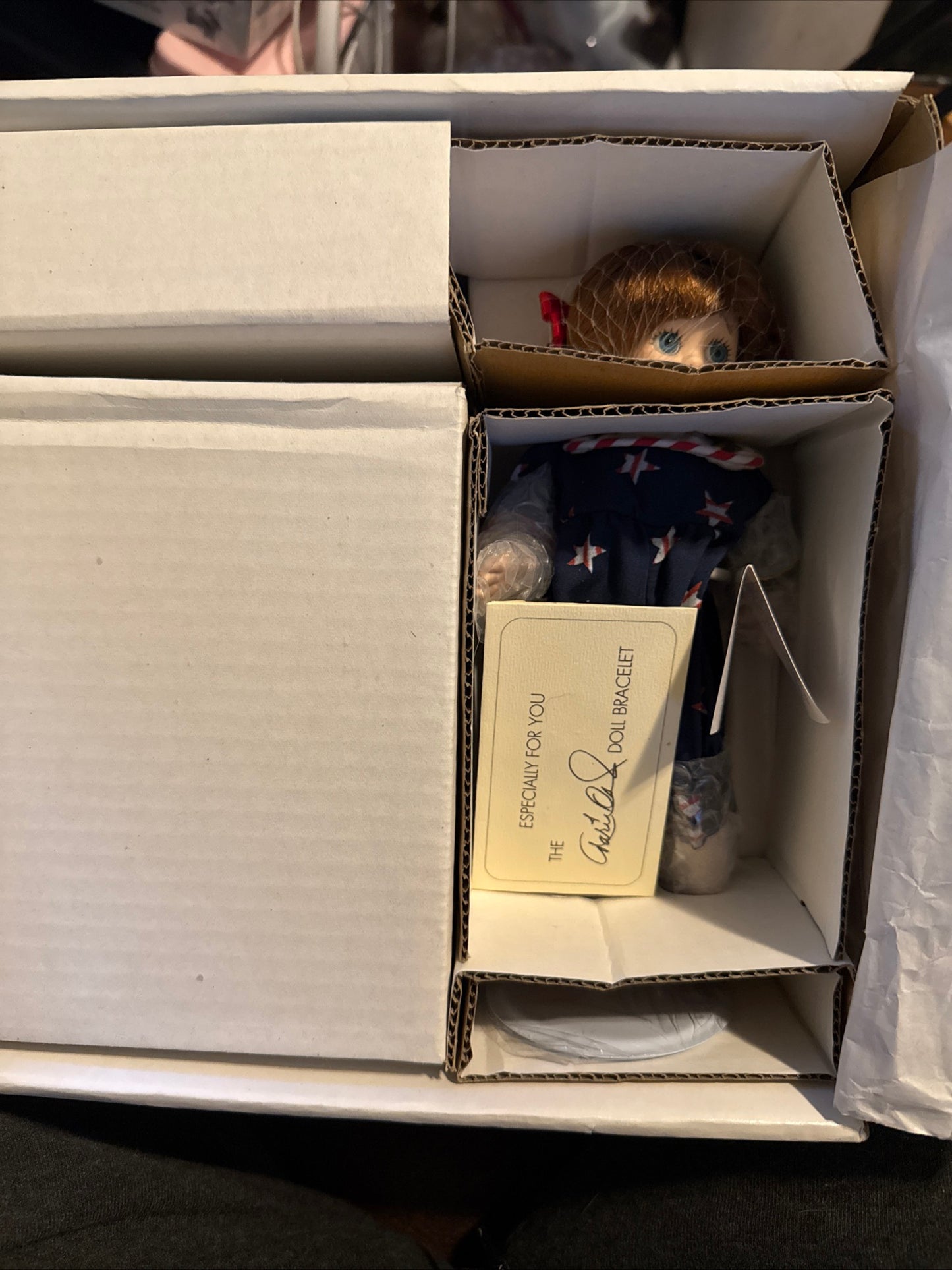 NEW AND NRFB MARIE OSMOND ~ ANNIE ~ PORCELAIN DOLL WITH COA AND ACCESSORIES