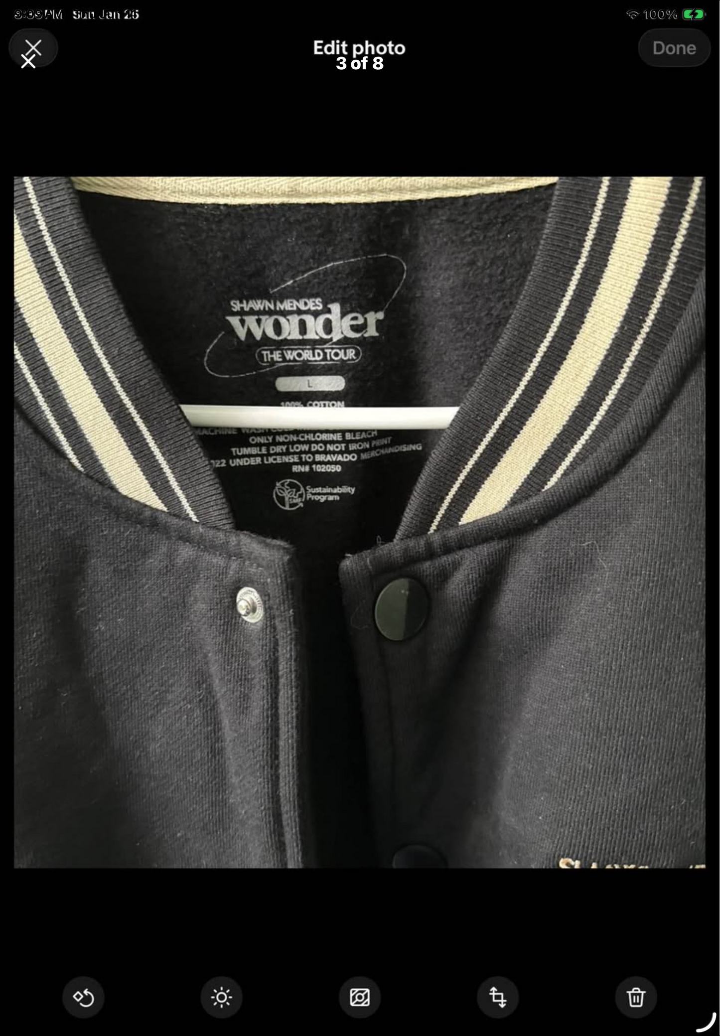 The Shawn Mendes  Jacket in Largesize is a stylish and versatile choice for casual occasions.