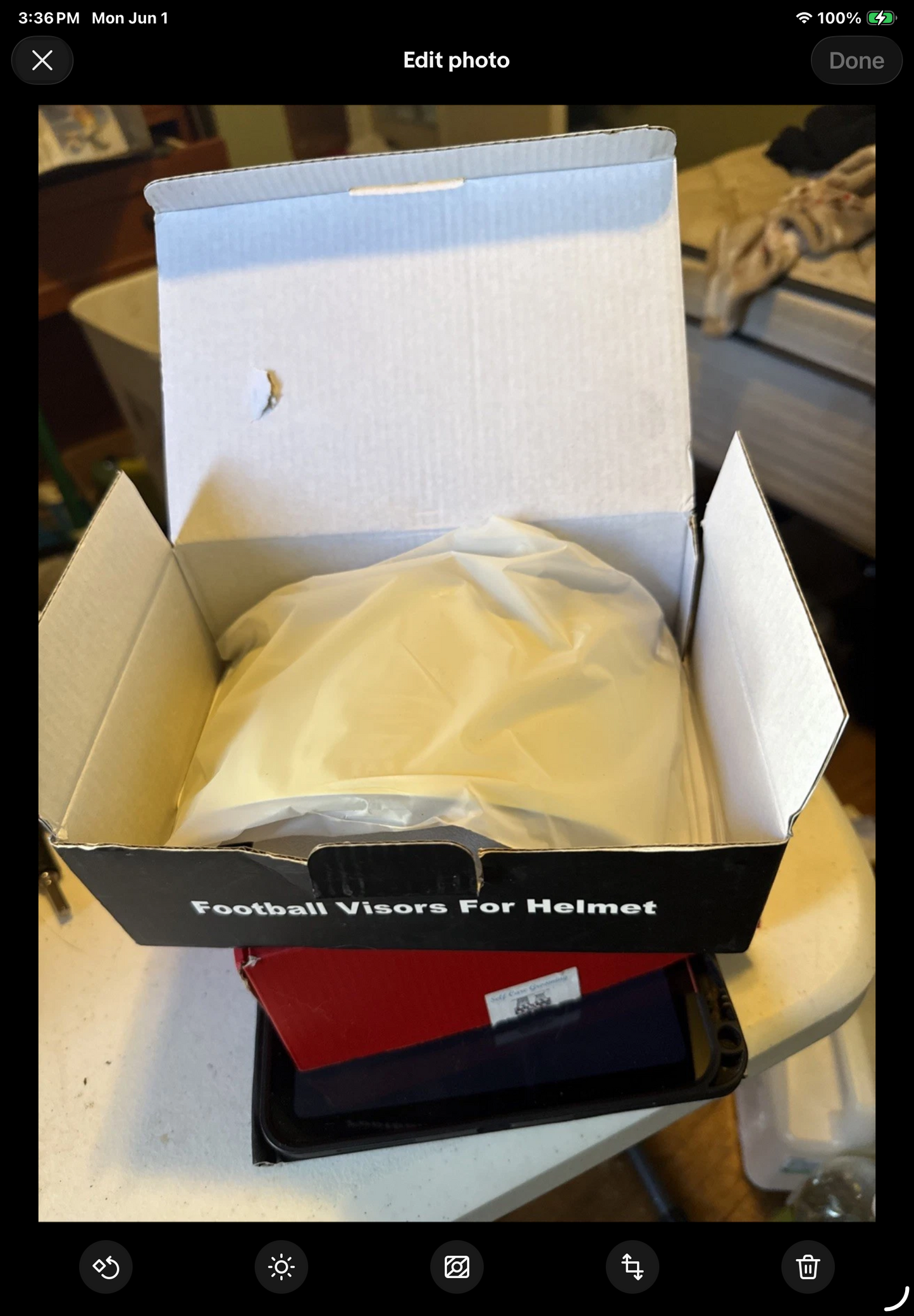 Football Visor, Universal Gold Football Visor Fits Adults, Kids, Professional
