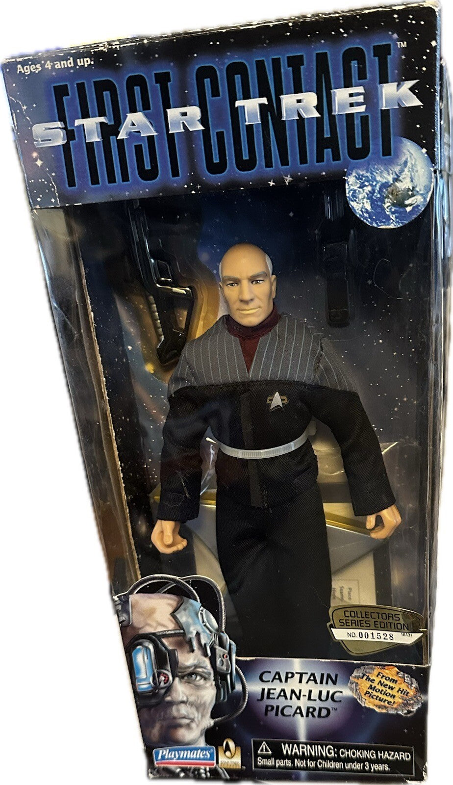 LOT OF (3) Star Trek First Contact Collector Series Figures NIB BIN 92