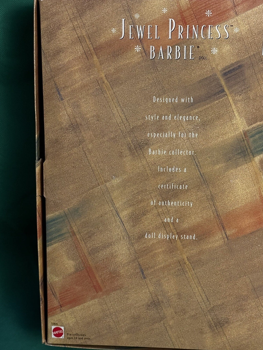 Mattel Blonde Barbie Doll Jewel Winter Princess 1996  NRFB 15826 NEW SHE 12