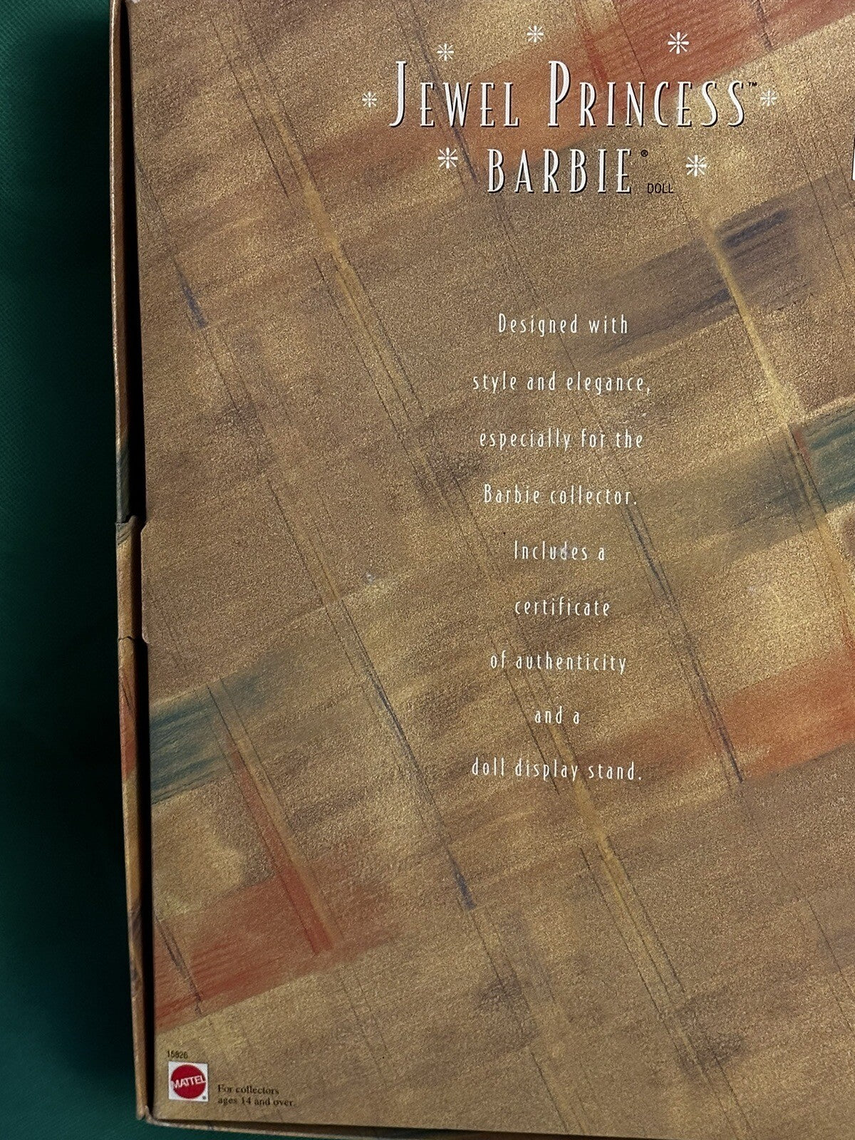 Mattel Blonde Barbie Doll Jewel Winter Princess 1996  NRFB 15826 NEW SHE 12