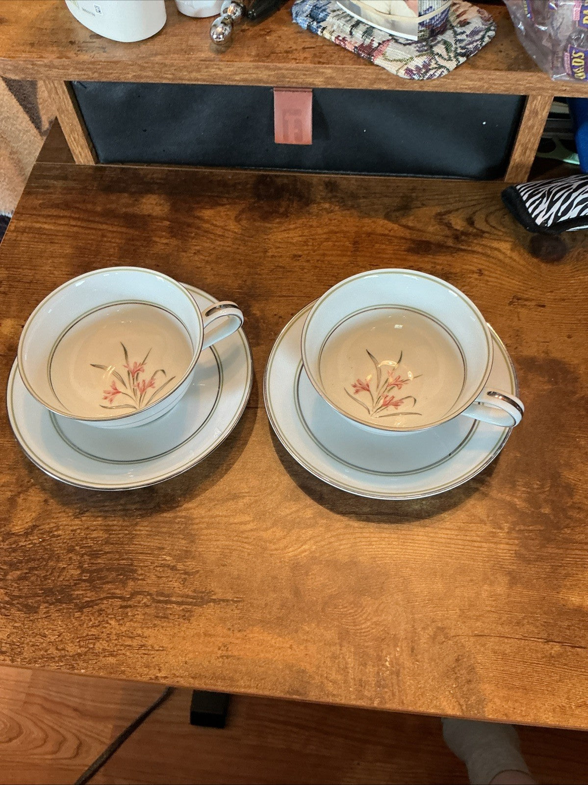 Noritake Cup & Saucer in the Kent Pattern Set Of Two. CHN 160