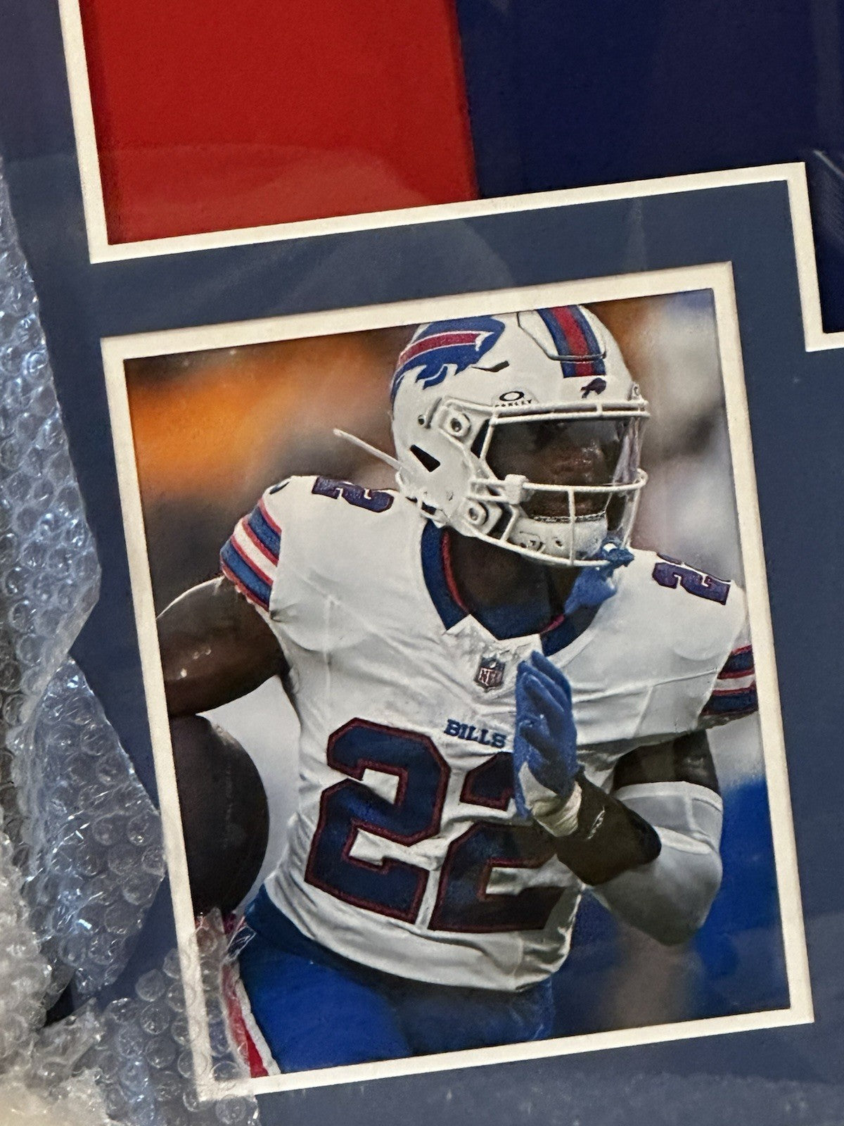 Ray Davis NIKE AUTHENTIC  Signed Framed Jersey TSE-COA Buffalo Bills3