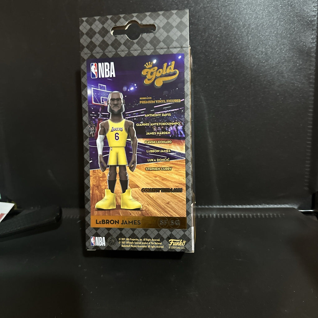 FUNKO GOLD 5 NBA: Lakers- LeBron (Styles May Vary) [New Toy] Vinyl Figure1