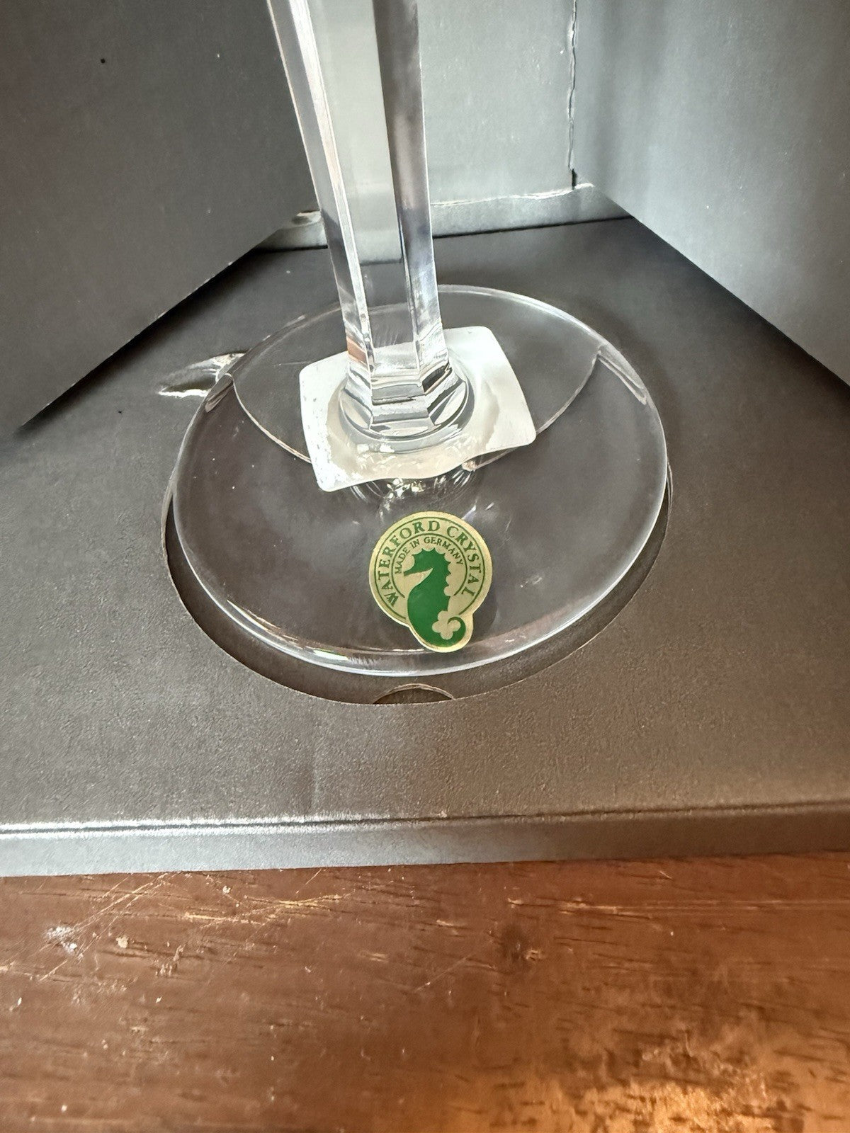 Waterford Crystal MILLENNIUM HEALTH Toasting Goblet Balloon  Glass 8" RETIRED5