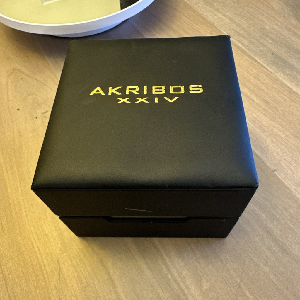 AKRIBOS XXIV MEN’S QUARTZ CHRONOGRAPH STAINLESS STEEL BRACELET WATCH #3