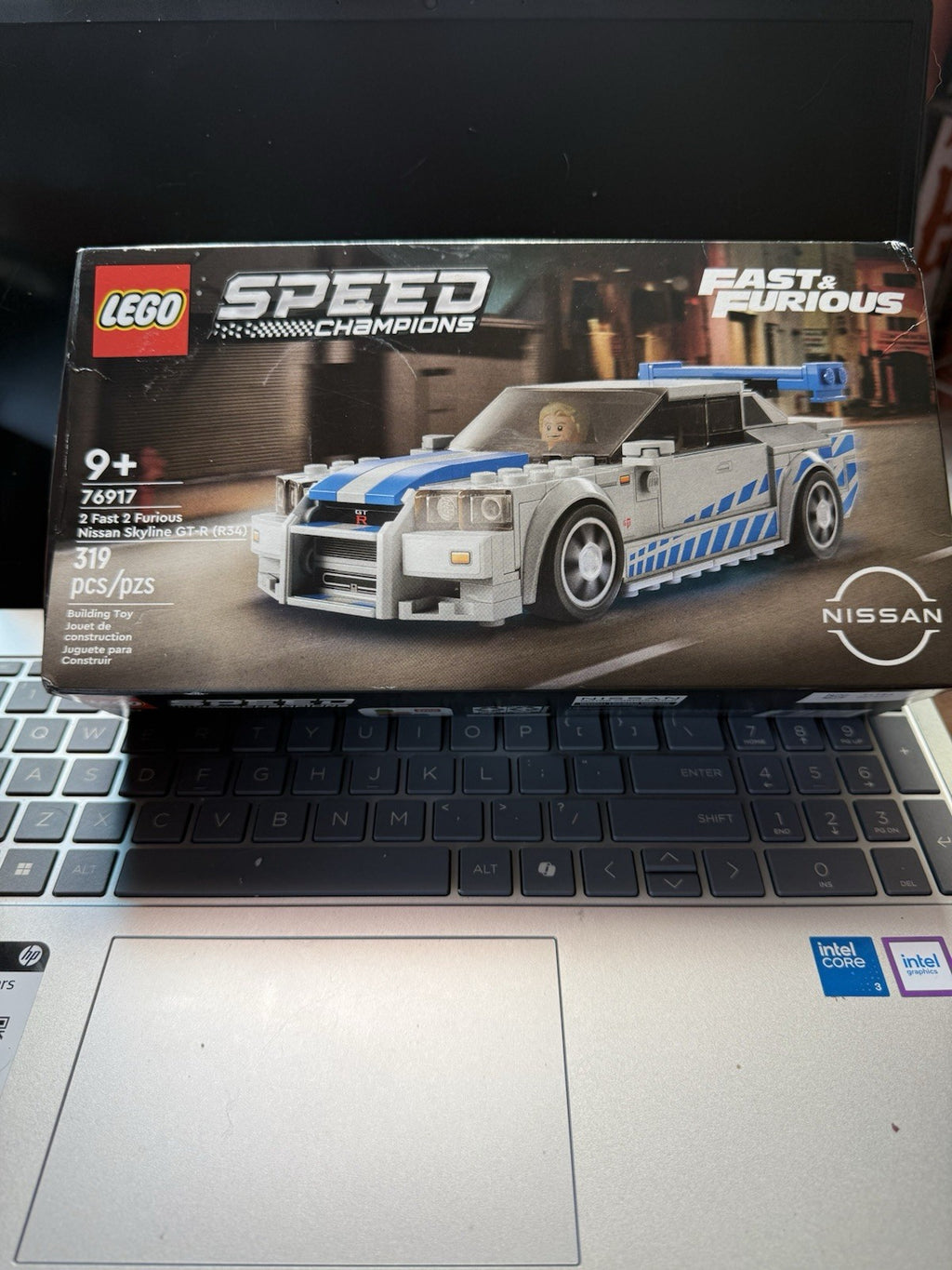 New LEGO 76917 2 Fast 2 Furious Nissan Skyline GT-R Building Toy 319 Pcs 9+ SHE0