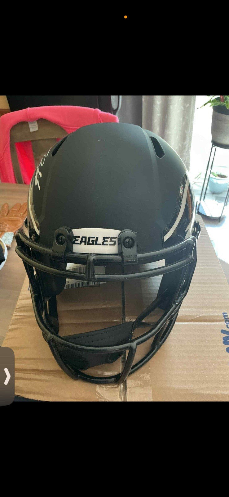 Saquon Barkley Autographed Full Size Replica Matte Black1