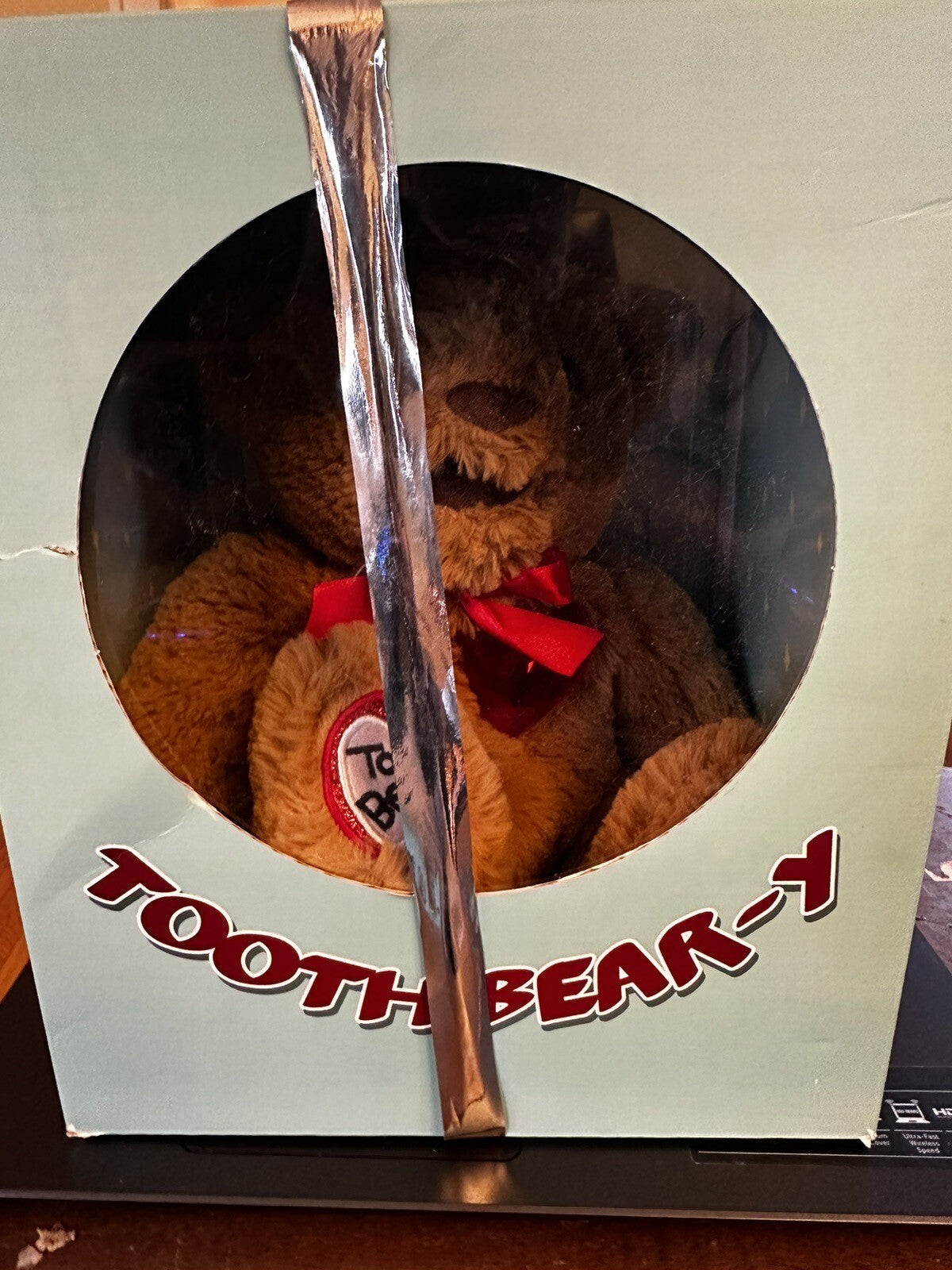 TOOTH BEAR-Y TOOTHBRUSH STORY BOOK & KEEPSAKE TOOTH FAIRY TEDDY BEAR PLUSH0