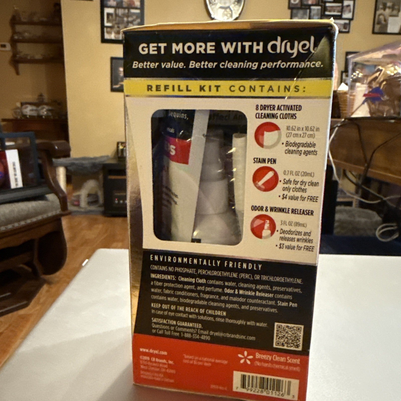 Dryel at-Home Dry Cleaner Refill Kit - 8 Loads - NIB  TUB 30