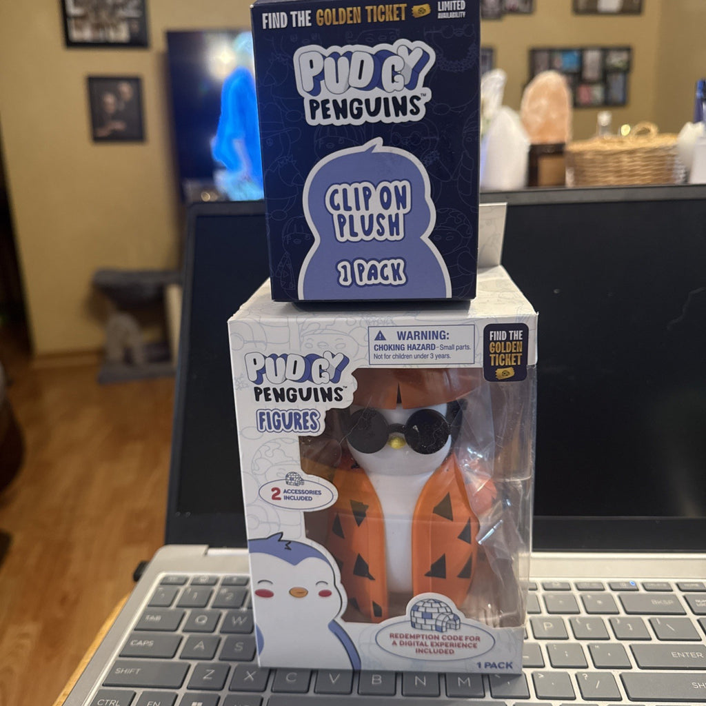 Pudgy Penguins Bowlcut Billy Secret Alliance Plus Clip On Sealed New - Box BIN 90
