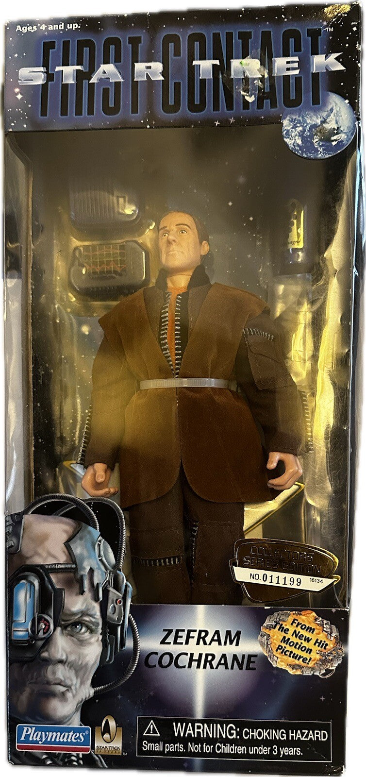 LOT OF (3) Star Trek First Contact Collector Series Figures NIB BIN 91