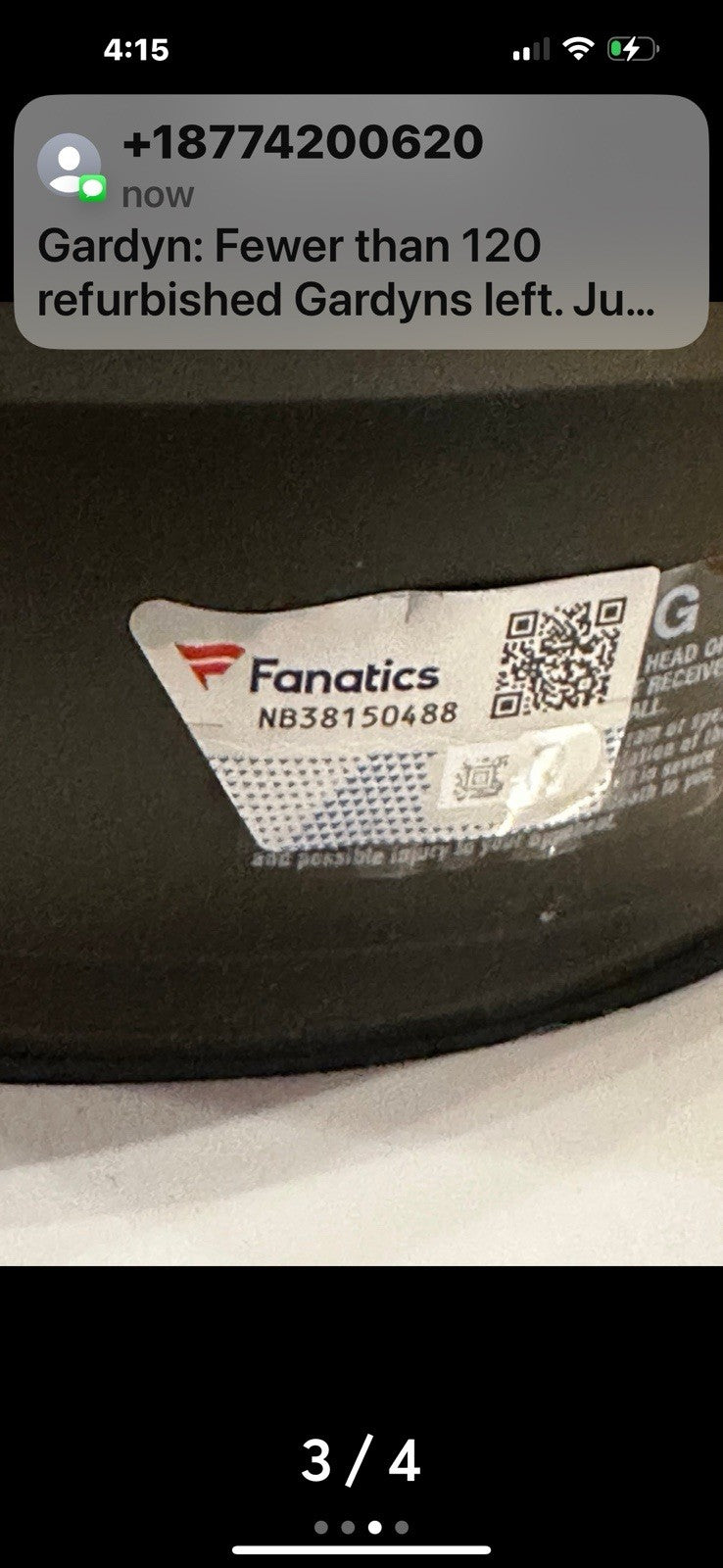 New York Jets Breece Hall RB autographed STS Mini Helmet Fanatics authentication3