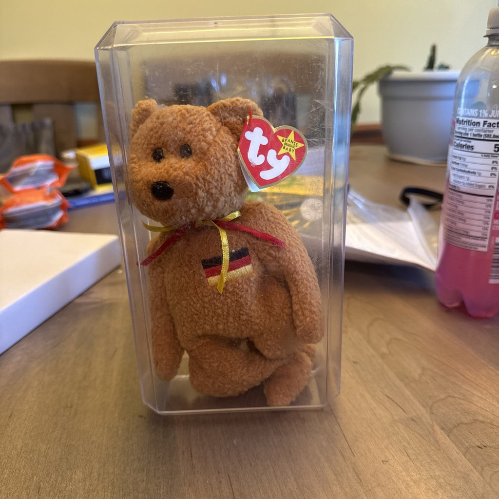TY Beanie Baby - Germania the Bear (8.5 inch) - MWMT's Stuffed Animal Toy BIN 990