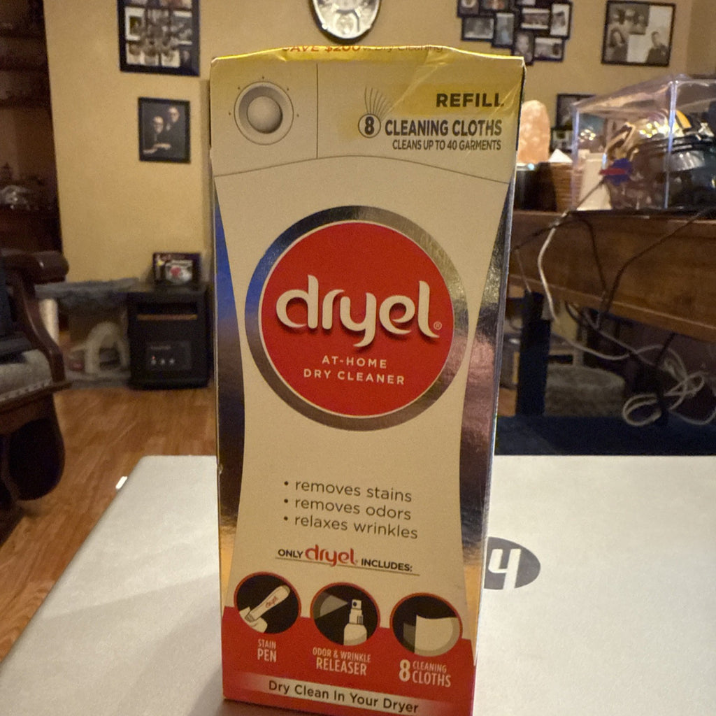 Dryel at-Home Dry Cleaner Refill Kit - 8 Loads - NIB  TUB 33