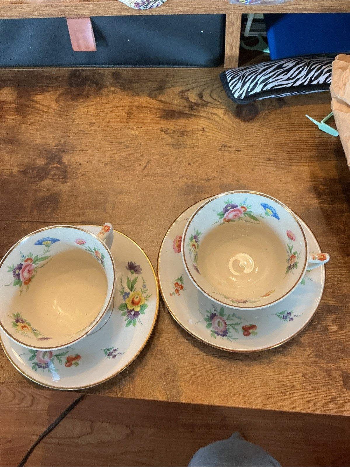 Syracuse China Selma Aberdeen Old Ivory Pattern  Teacup and Saucer. CHN 140