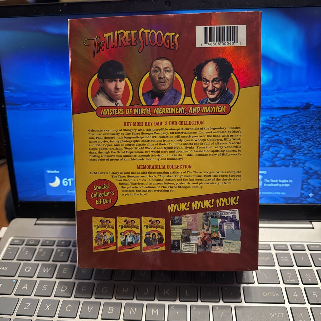 The Three Stooges: Hey Moe! Hey Dad! Epic Miniseries Excellent Condition!! TUB 31