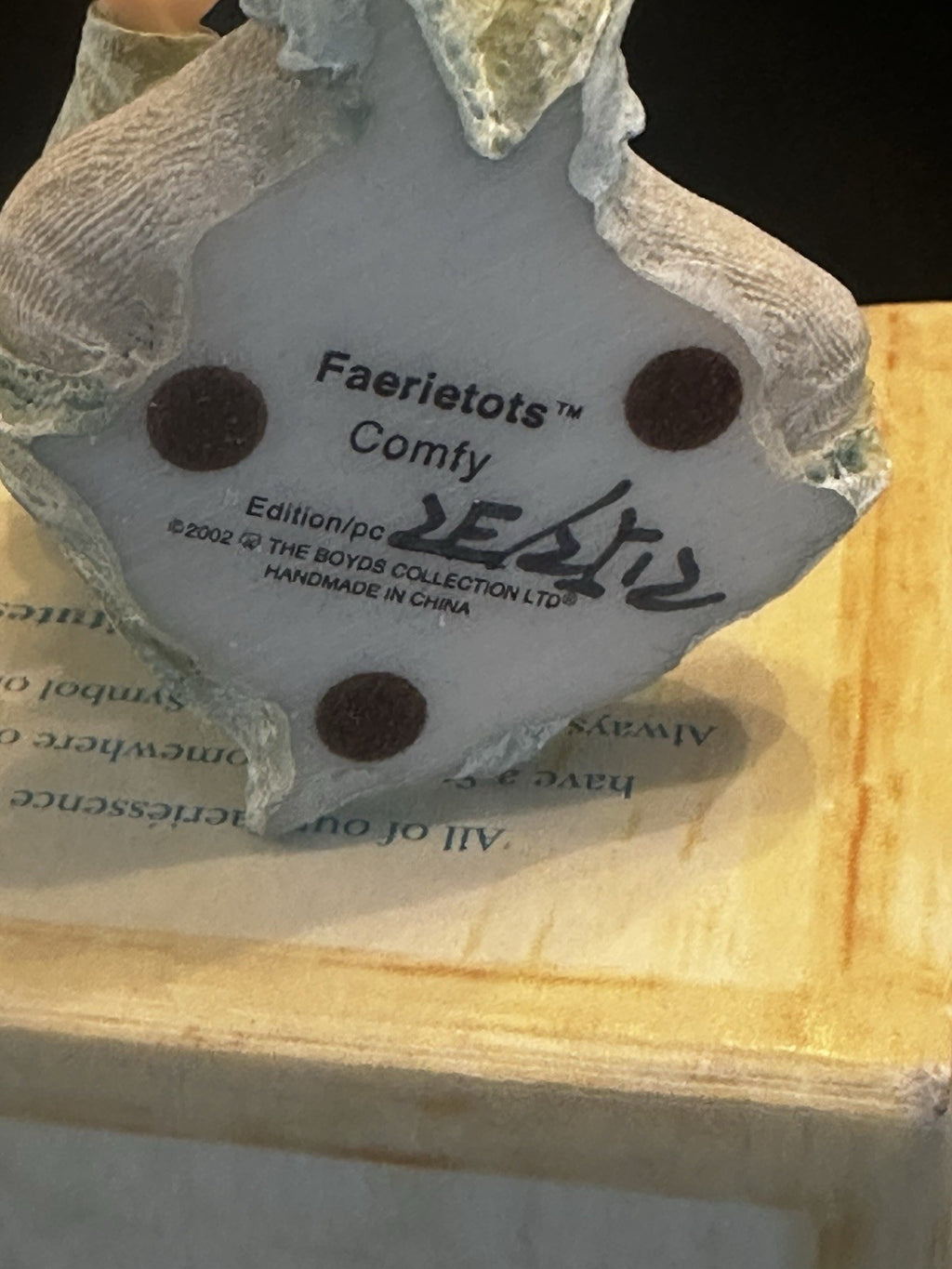 3 Boyds Collection Faerietots In Original Boxes Limited Edition, Numbered XMAS4