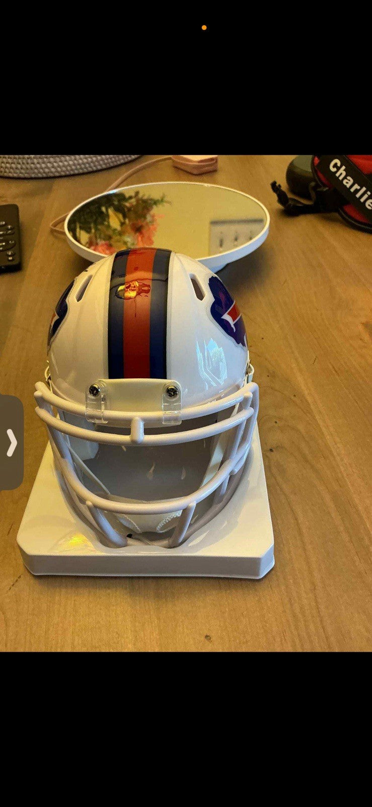 Maxwell Hairston Buffalo Bills Signed Mini Helmet Autograph Auto Rookie JSA COA1