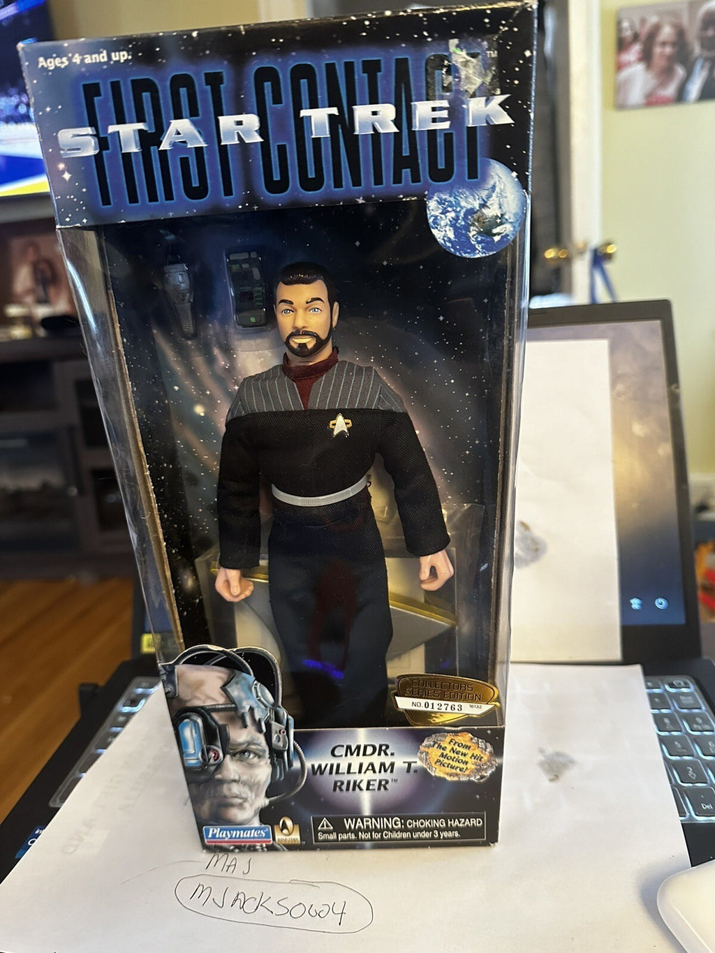 LOT OF (3) Star Trek First Contact Collector Series Figures NIB BIN 93