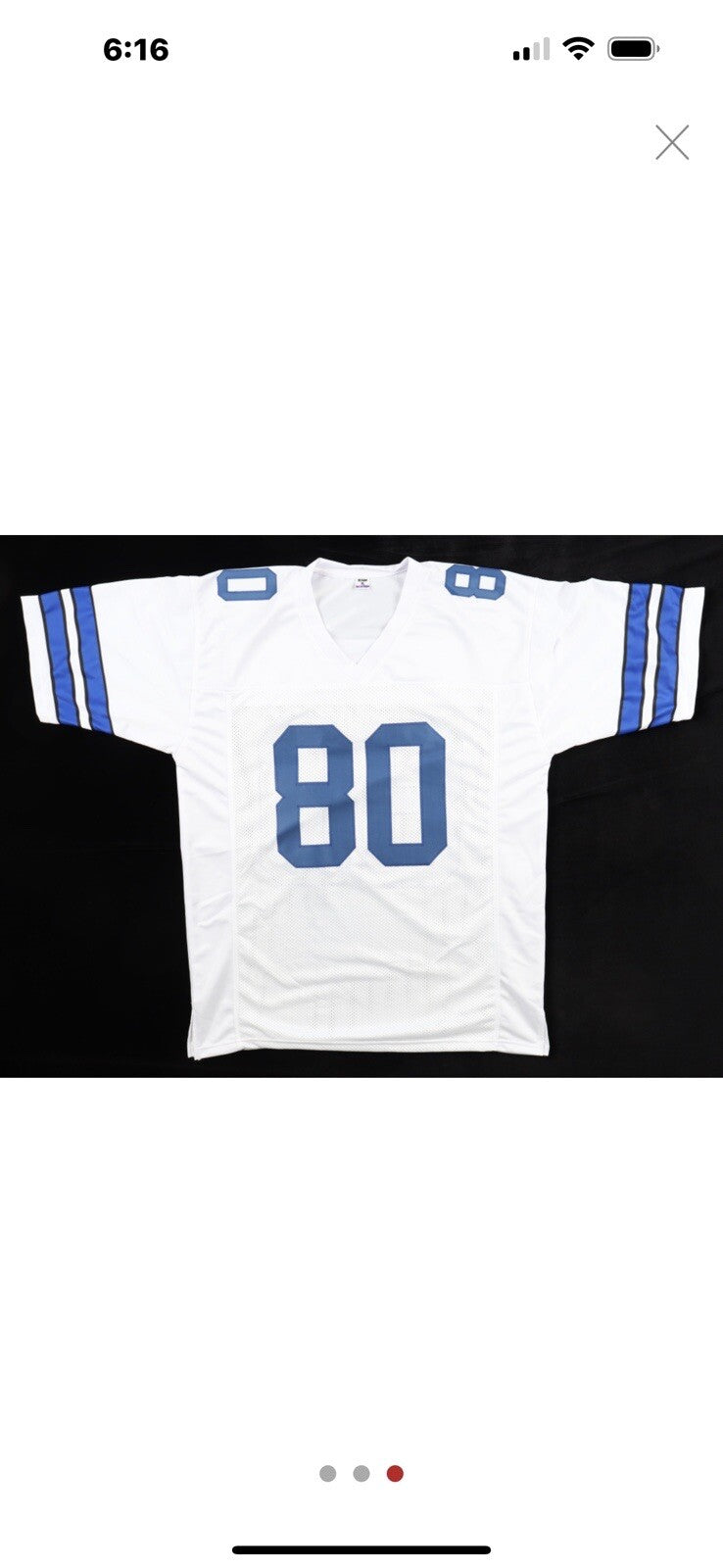 Tony Hill Signed Dallas Cowboys Jersey COA0