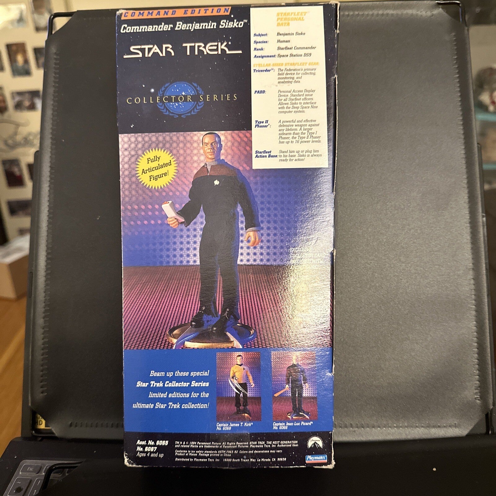 1994 Playmates Toys Star Trek Commander Benjamin Sisko - Asst: 6065/  BIN 92