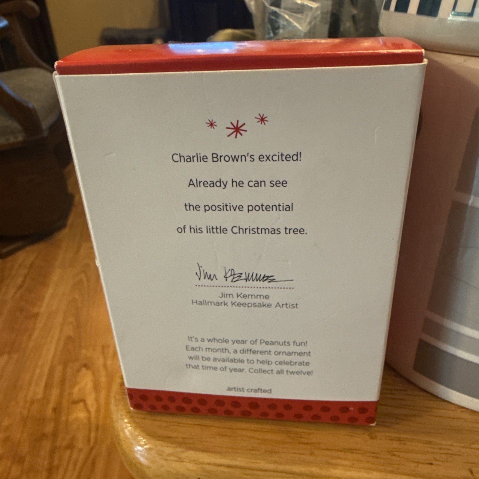 Hallmark 12 months December 2013 Ornament titled Very Special Tree Charlie BIN 91