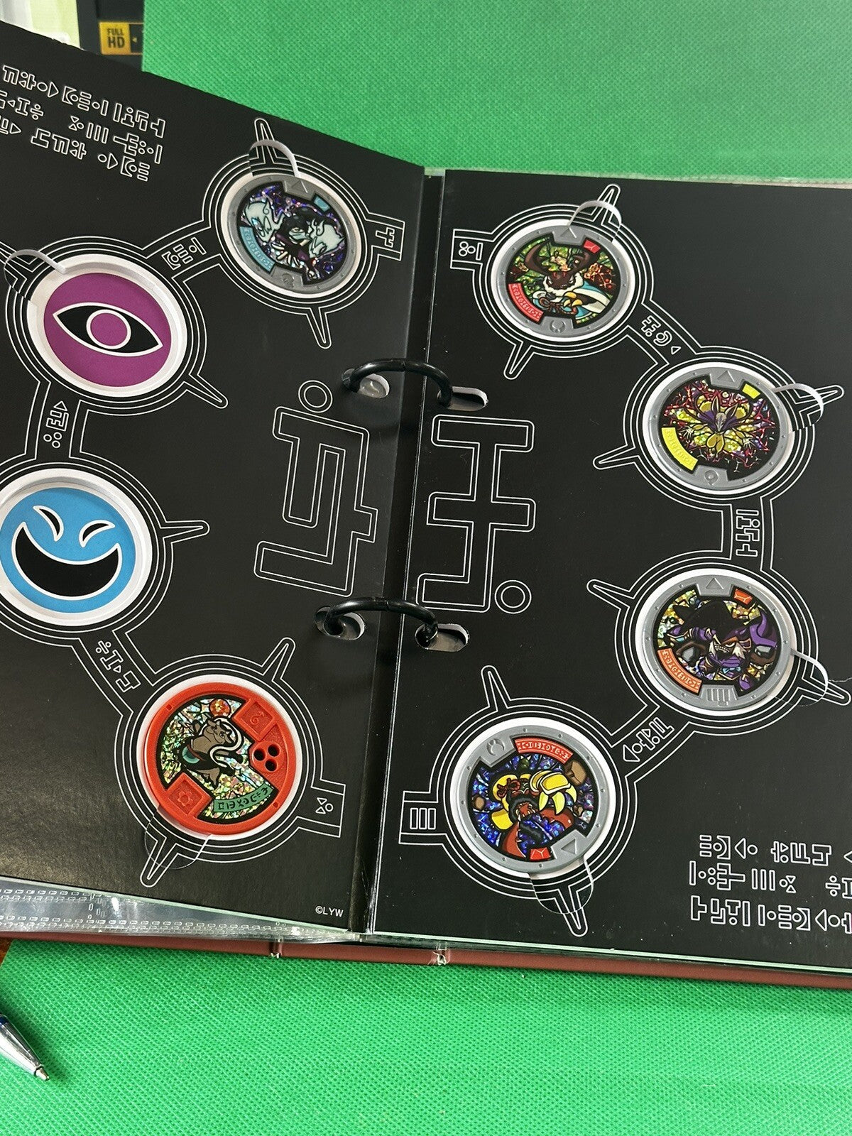Yo-KAI Watch Hasbro Lot of (53) Medals with Yokai Binder Pages Series 2015 BIN 96