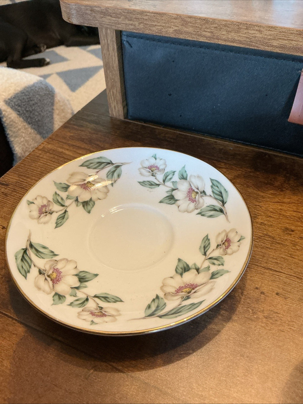 Crown Staffirdshire Pear Blossom Tea Cup And Saucer. CHN 01.1