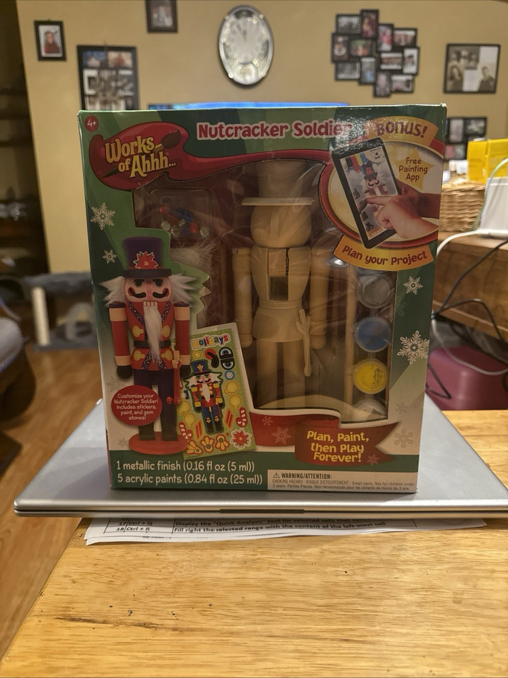 Masterpieces Puzzles Works of Ahhh... Wood Painting Kit - Nutcracker Drummer0