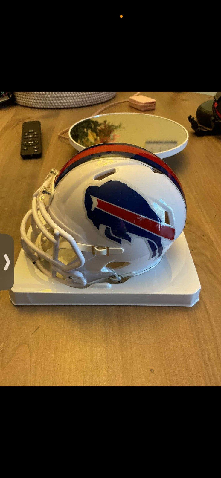 Maxwell Hairston Buffalo Bills Signed Mini Helmet Autograph Auto Rookie JSA COA2