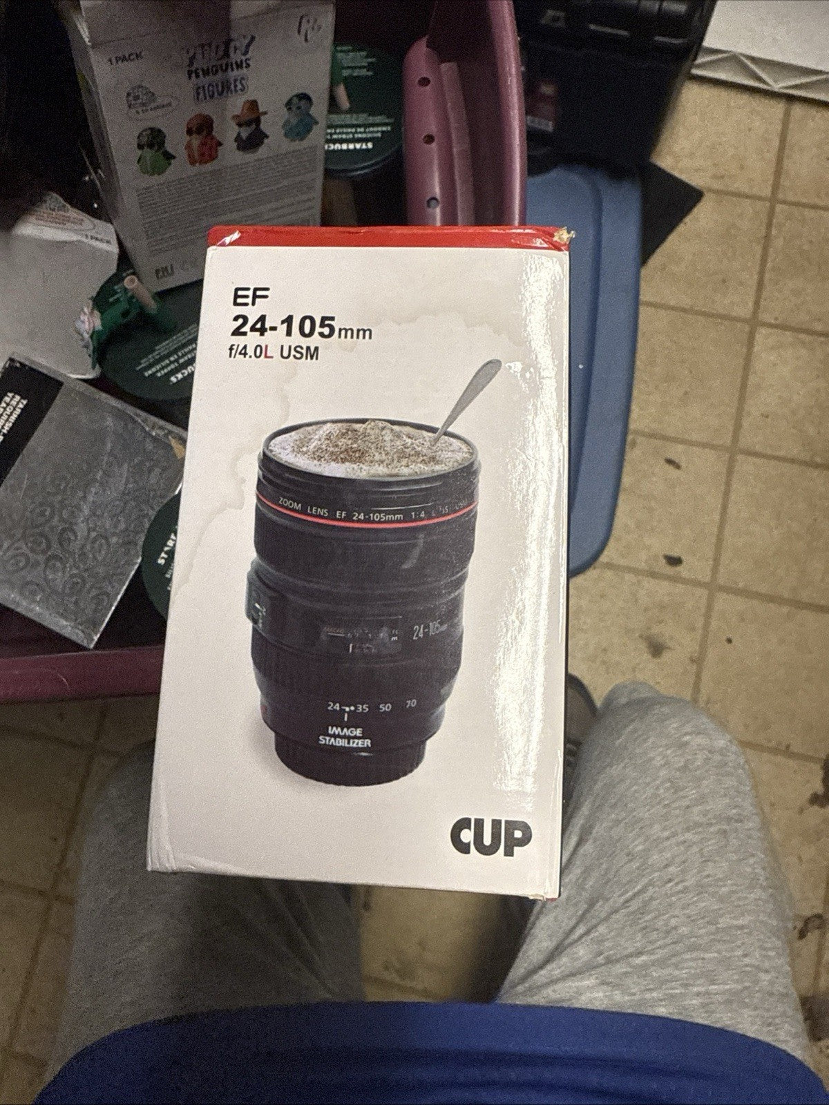 Camera Lens Thermos As Canon EF 24-105mm Coffee Mug Cup USA Seller New SHE 10