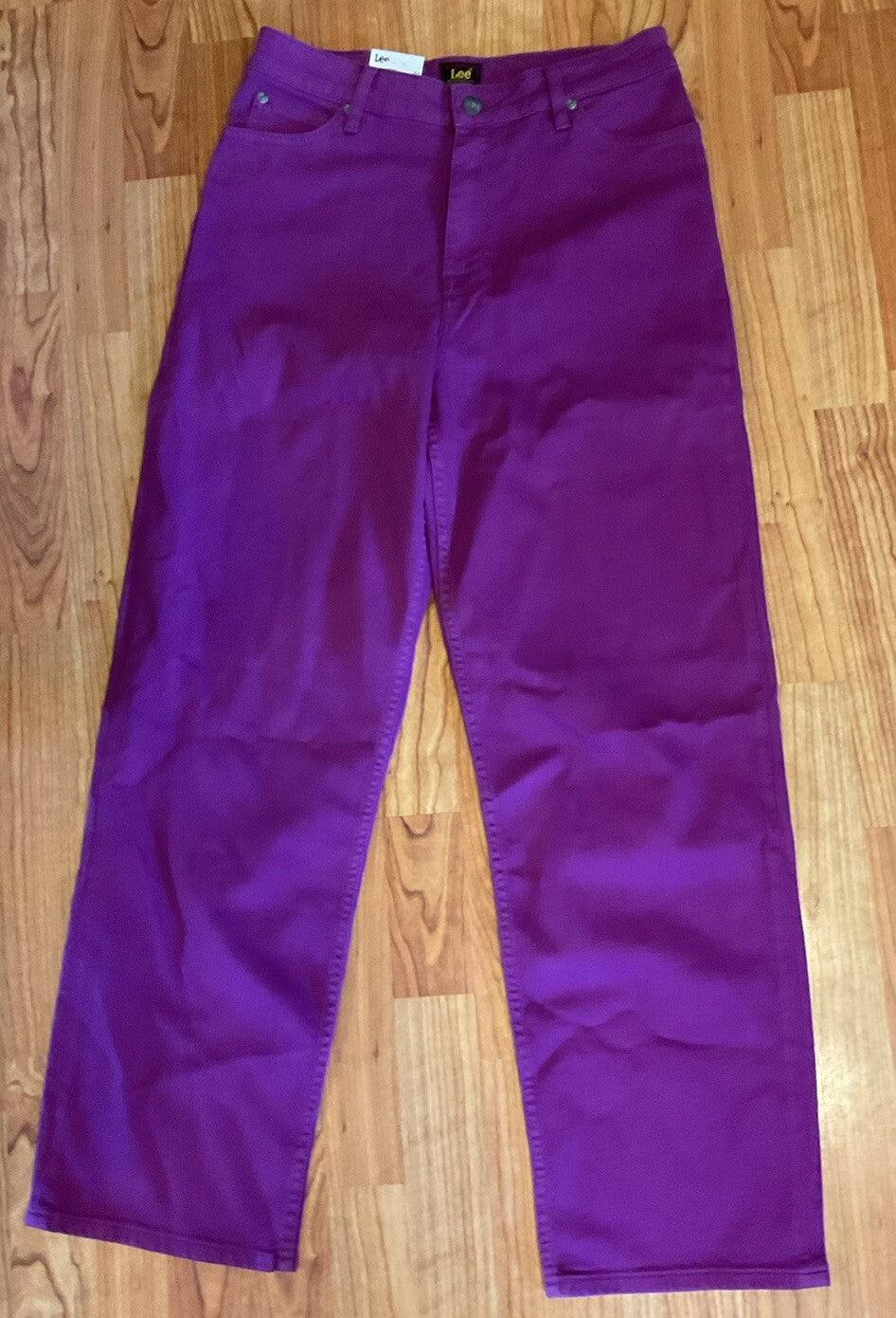 Lee Wide Leg Long Size 29/ M Purple Jeans2