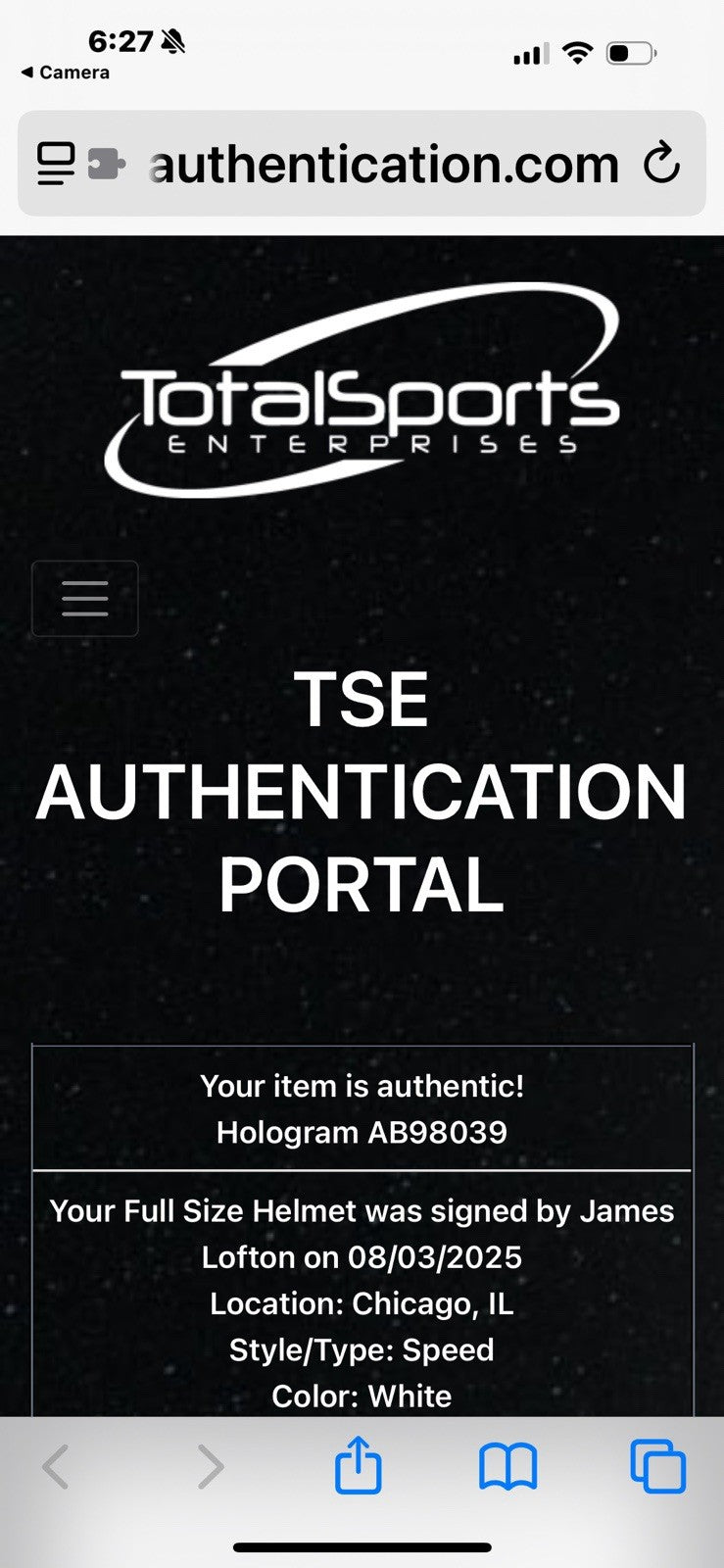 Andre Reed / Jame Lofton Signed Buffalo Bills  F/S Replica With HOF INSCRIPT COA4