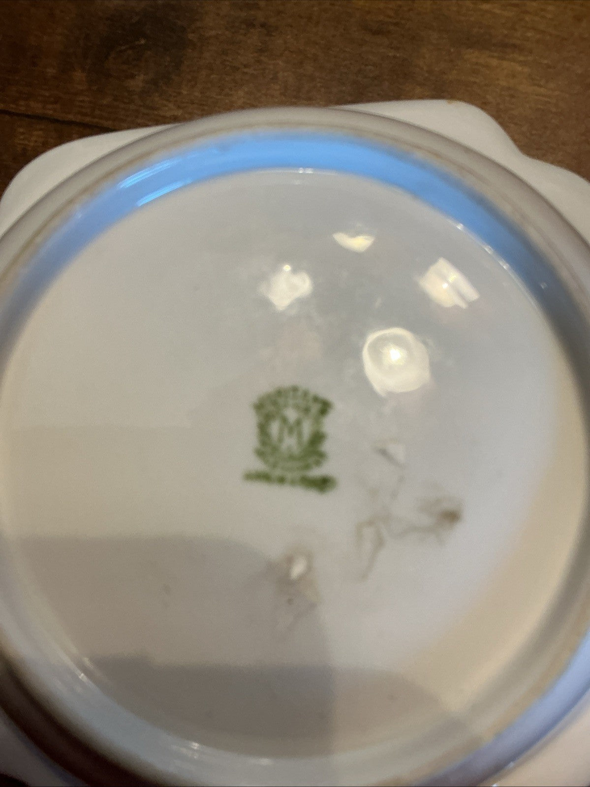 Vtg. Noritake Painted Floral Bowl, Golden-Bronze Trim, Side Handles CHN 26 WHT 12