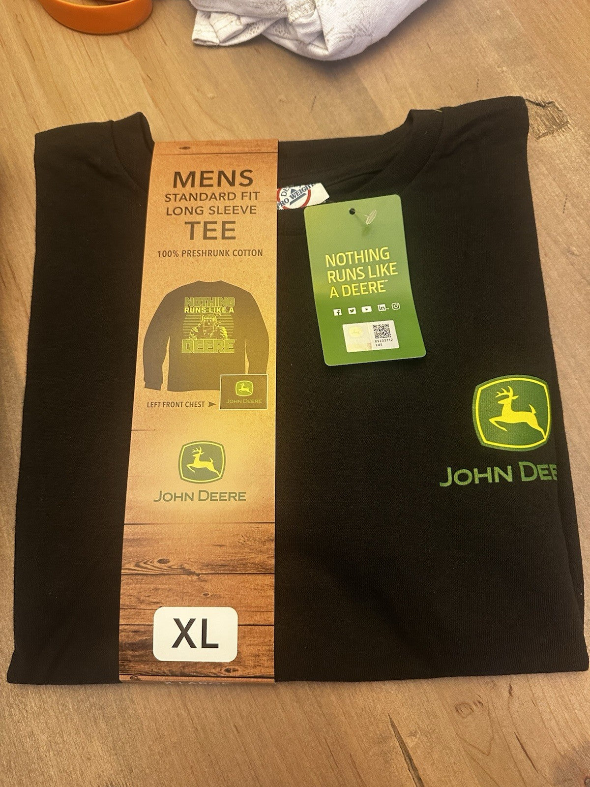 Mossy Oak Or John Deere Long  Sleeve Tee Shirt XL 3 Different Patterns MNC2