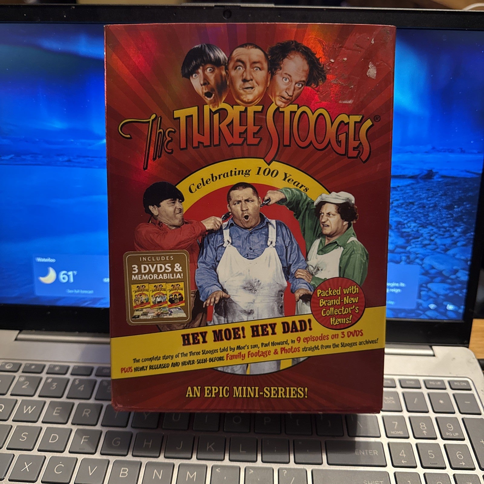 The Three Stooges: Hey Moe! Hey Dad! Epic Miniseries Excellent Condition!! TUB 30