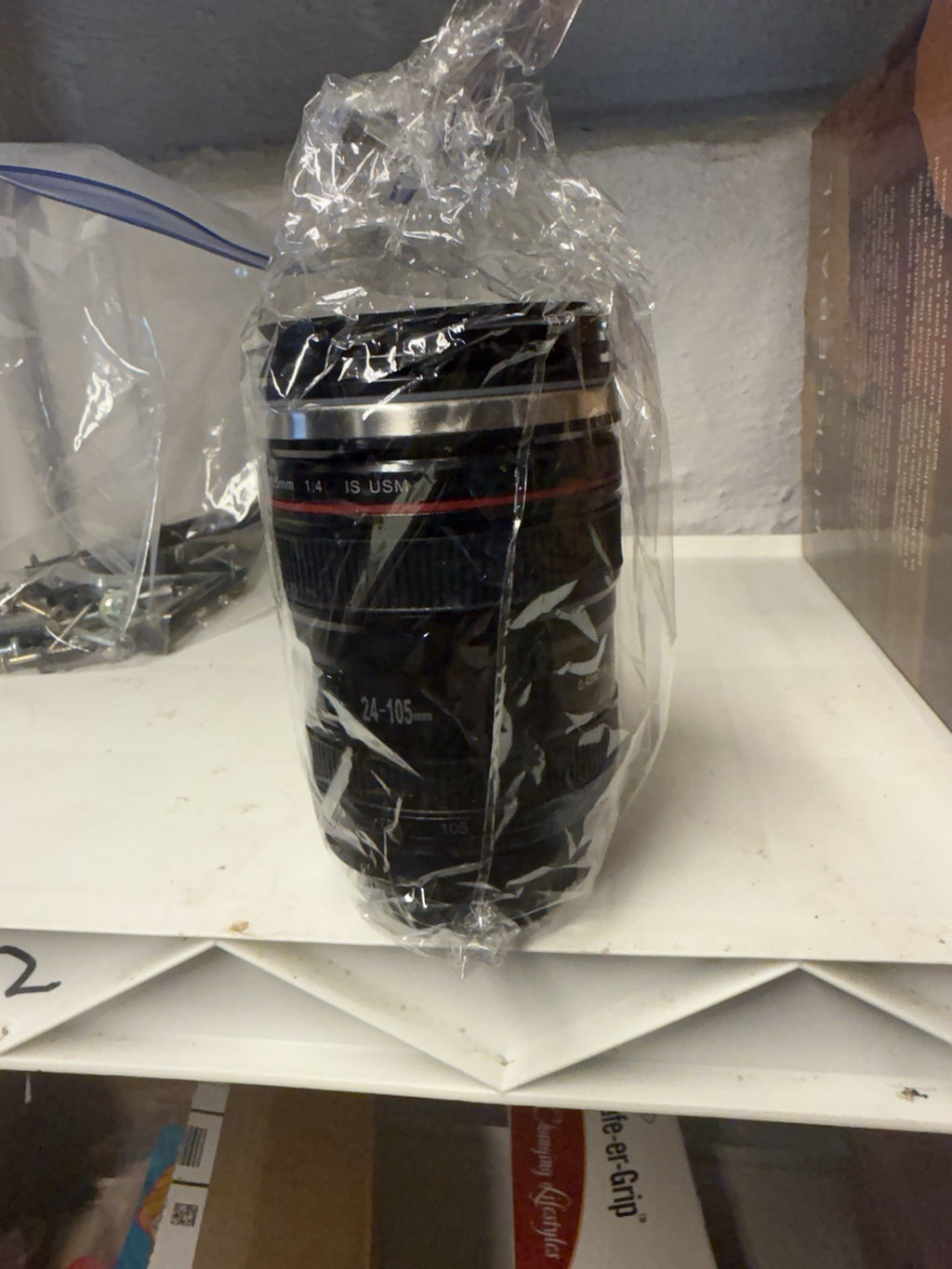 Camera Lens Thermos As Canon EF 24-105mm Coffee Mug Cup USA Seller New SHE 11