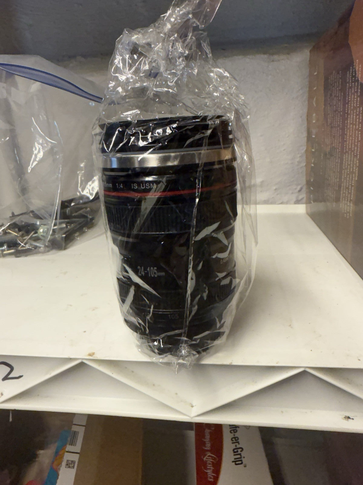 Camera Lens Thermos As Canon EF 24-105mm Coffee Mug Cup USA Seller New SHE 11