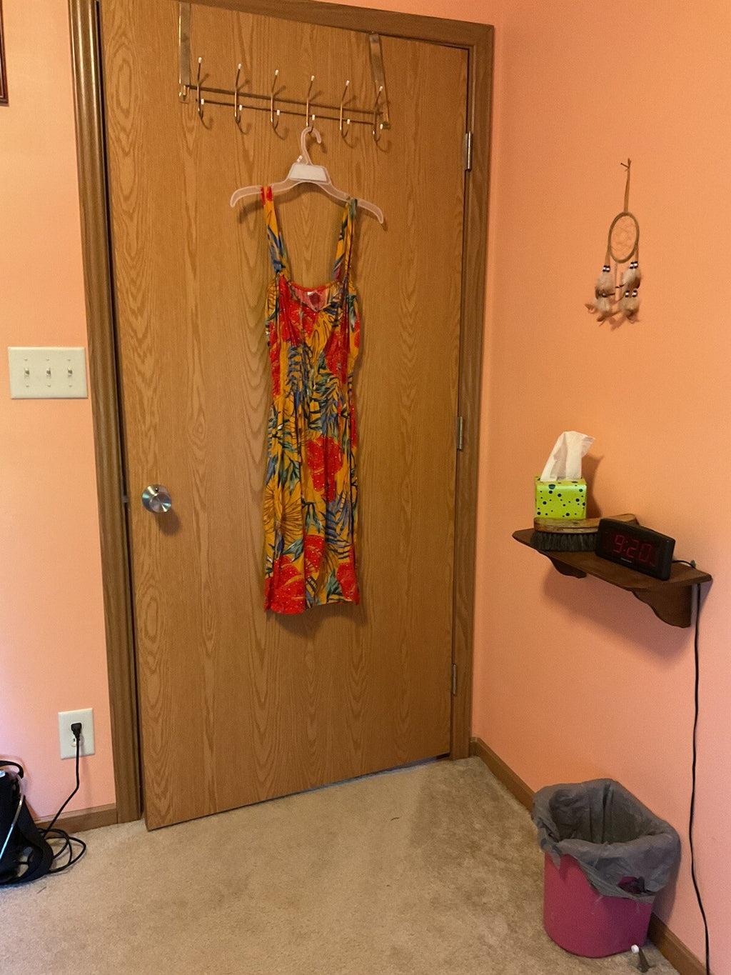 Sun & Fun Red Floral  Sleeveless Sun Dress  Size Lg/xL  BIN 60