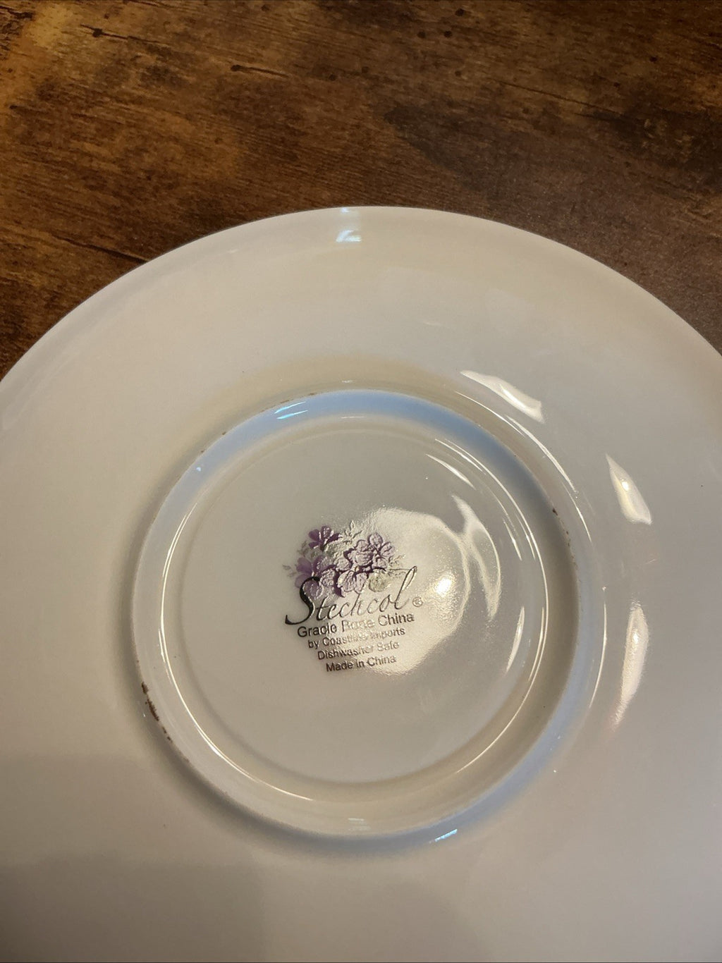 Gracie China by Coastline Imports Cup/Saucer Floral Pattern CHN 425