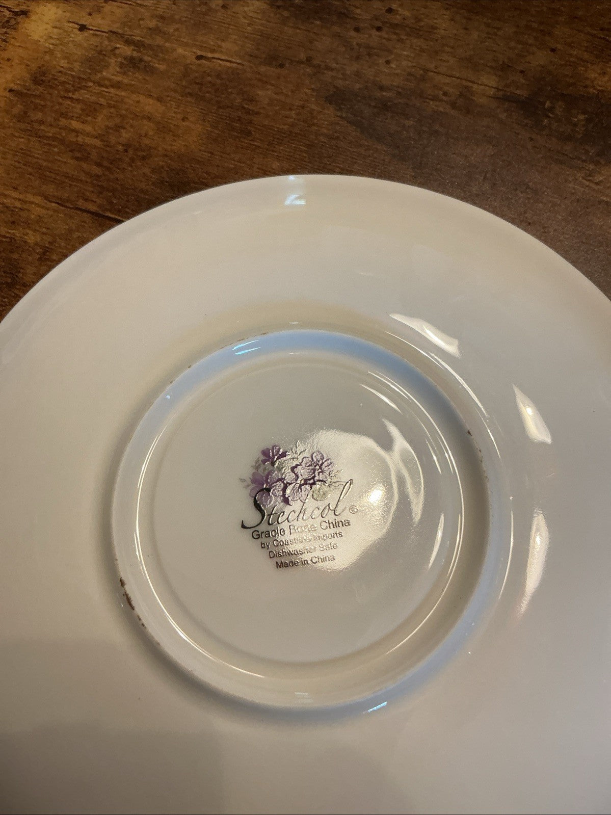 Gracie China by Coastline Imports Cup/Saucer Floral Pattern CHN 425