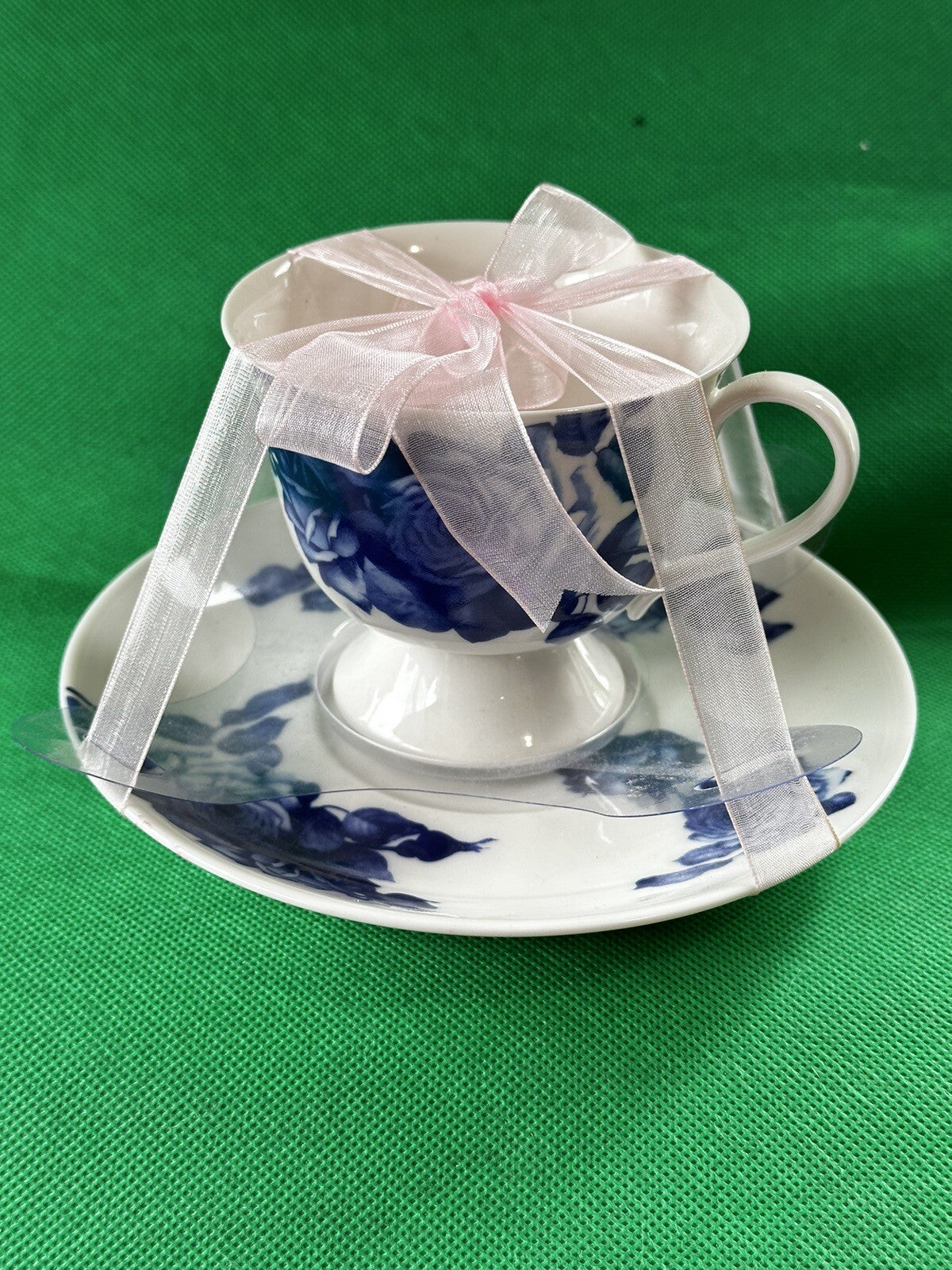 (3) Nantucket Home Floral Cup & Saucer New CHN 58;2