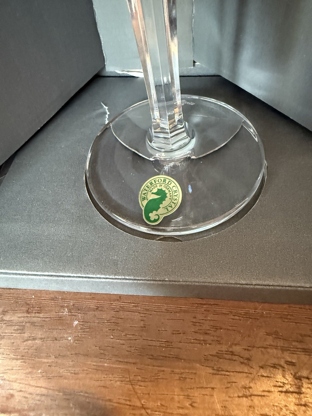 Waterford Crystal MILLENNIUM HEALTH Toasting Goblet Balloon  Glass 8" RETIRED6