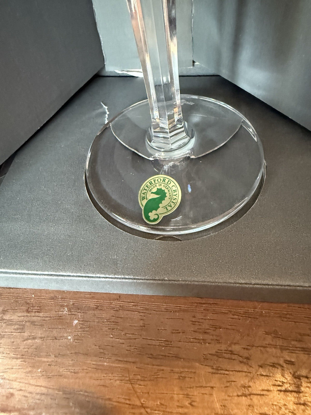 Waterford Crystal MILLENNIUM HEALTH Toasting Goblet Balloon  Glass 8" RETIRED6